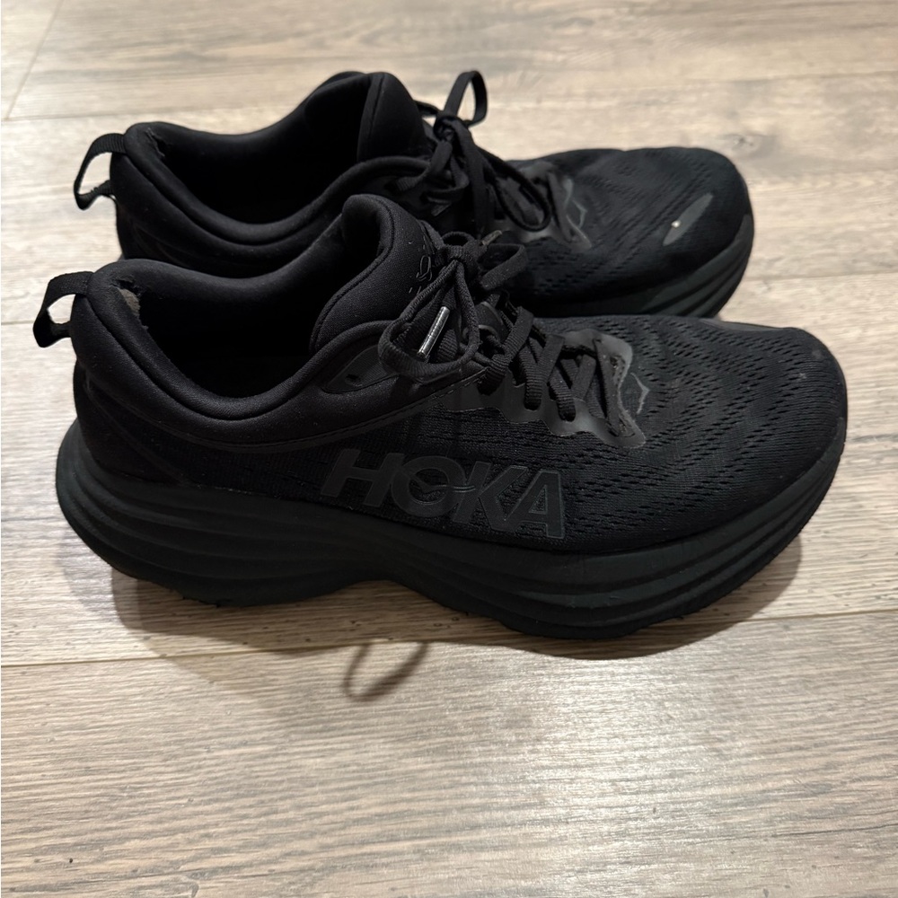 Hoka Black Performance Sneakers